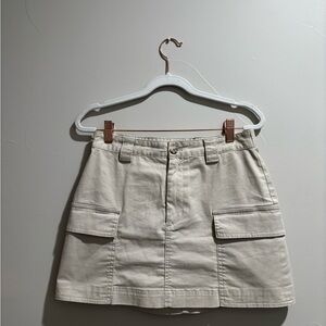 Abercrombie & Fitch Light Tan Mini Skirt